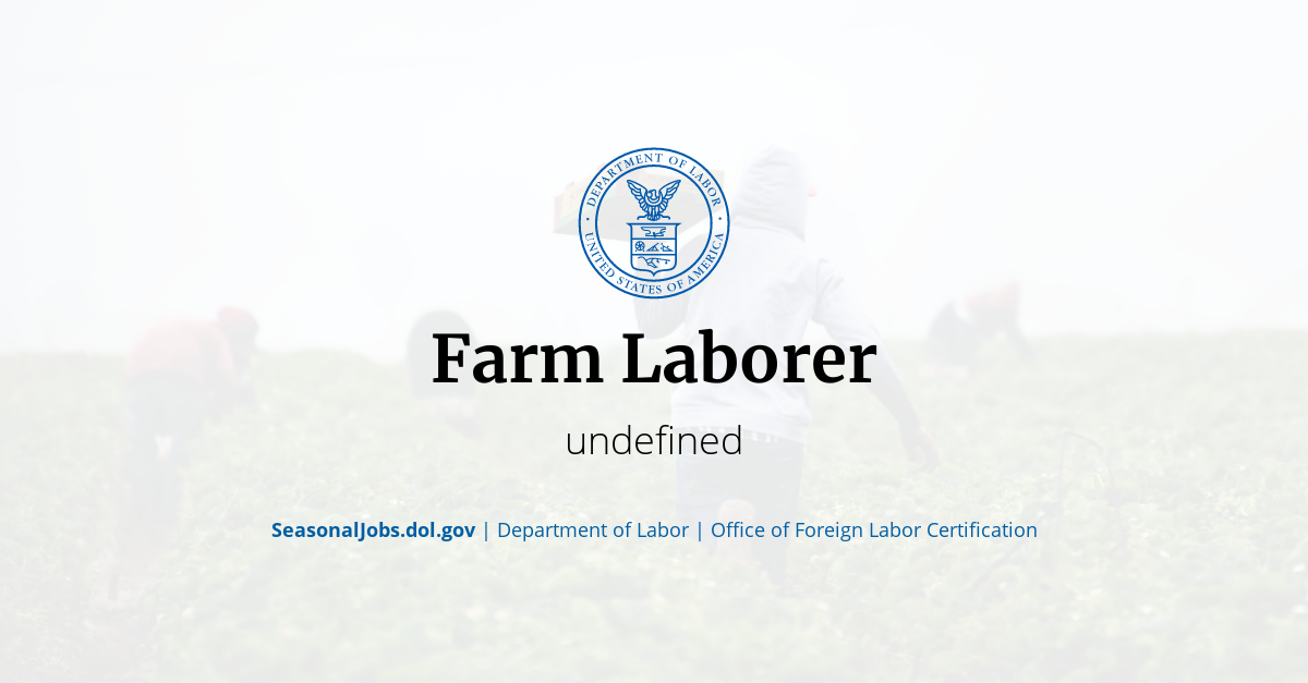 Farm Labor Definition