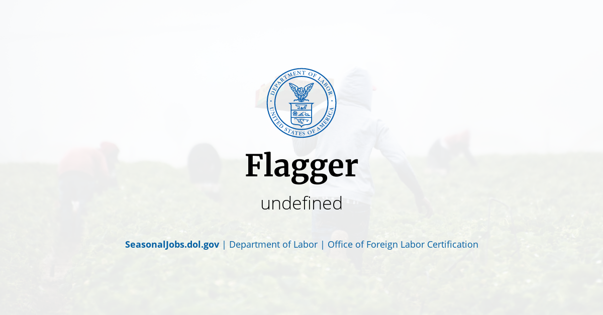 Flagger SeasonalJobs.dol.gov
