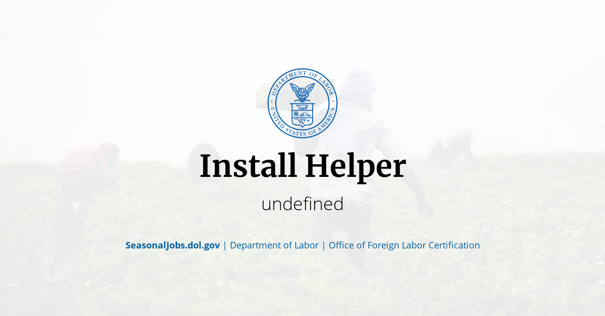 Install Helper SeasonalJobs.dol.gov